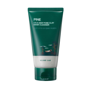 Глиняная маска-пенка для умывания Round Lab Pine Cica Deep Pore Clay Mask Cleanser 150ml